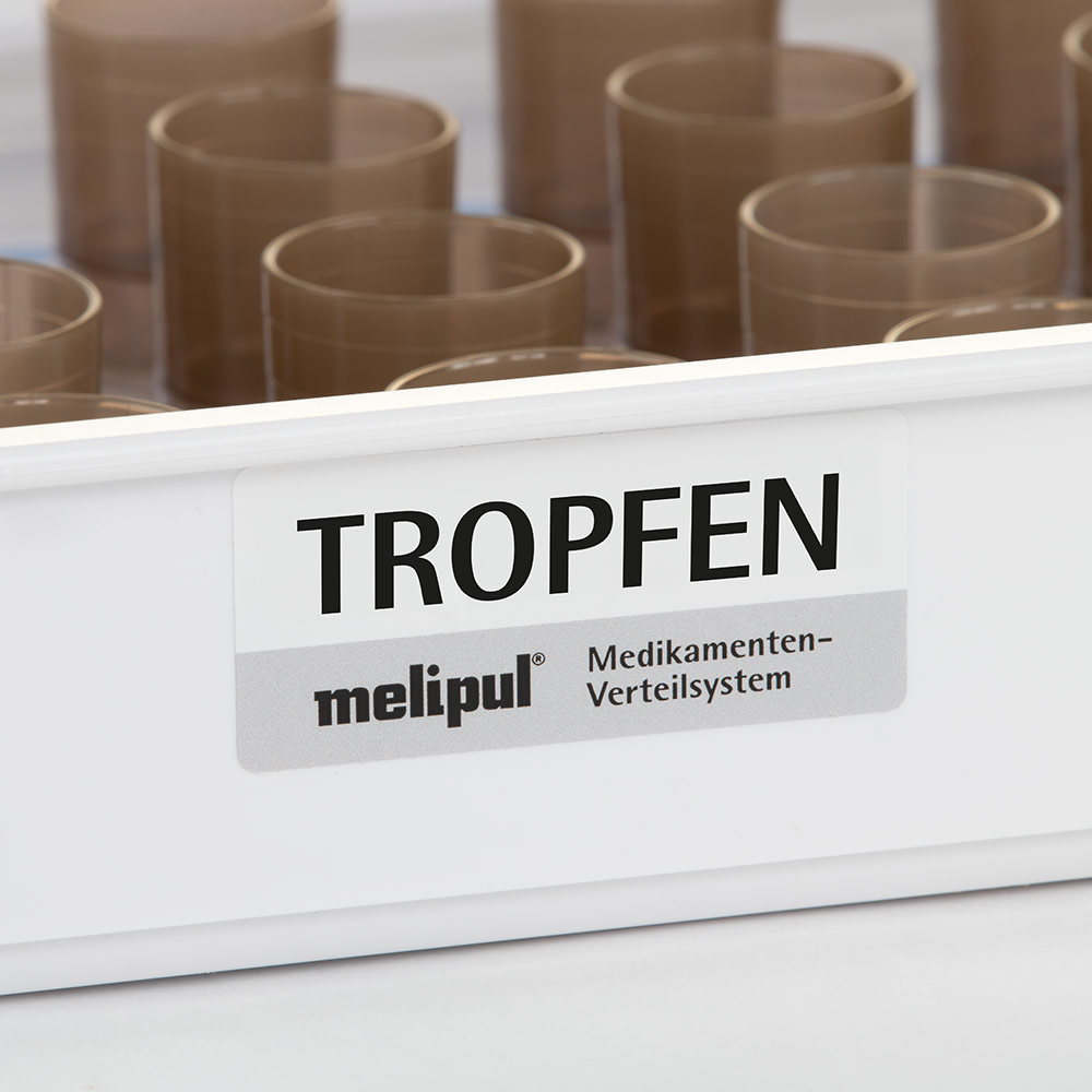 melipul Aufkleber, TROPFEN Beschriftung, für Tabletts, 5 Stück pro Pack