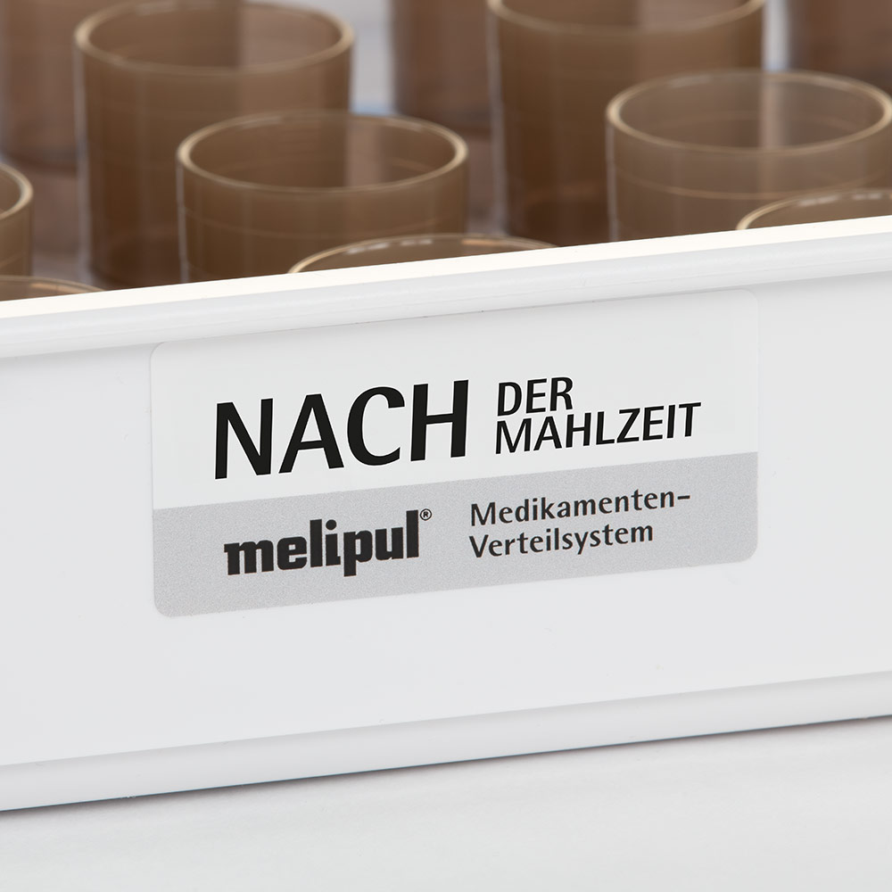 melipul Aufkleber, NACH DER MAHLZEIT Beschriftung, für Tabletts, 5 Stück pro Pack