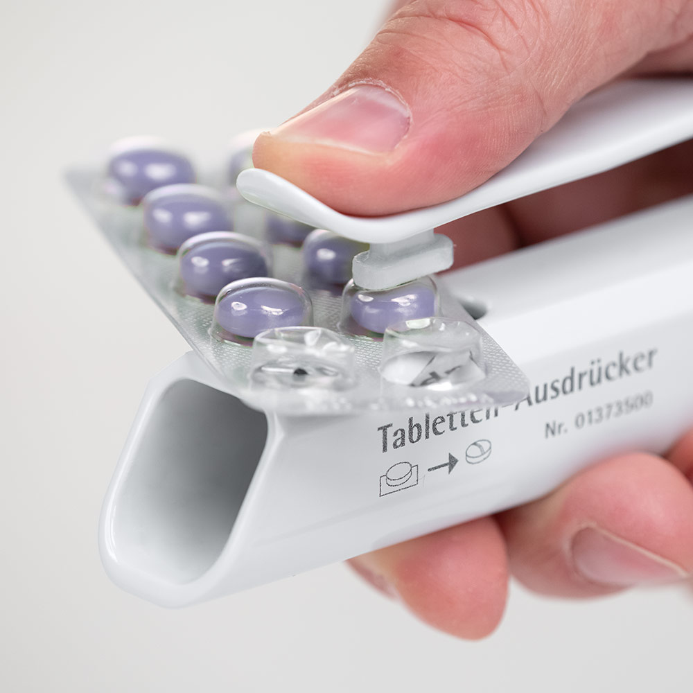 melipul Tabletten-Ausdrücker, weiß - Vorschau