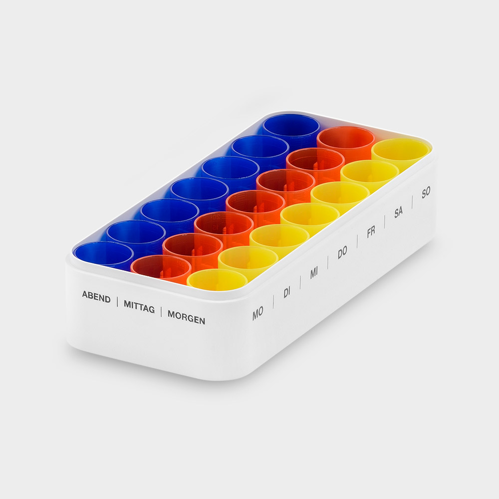 melipul Wochen-Dispenser 7x3, mit 21 Becher