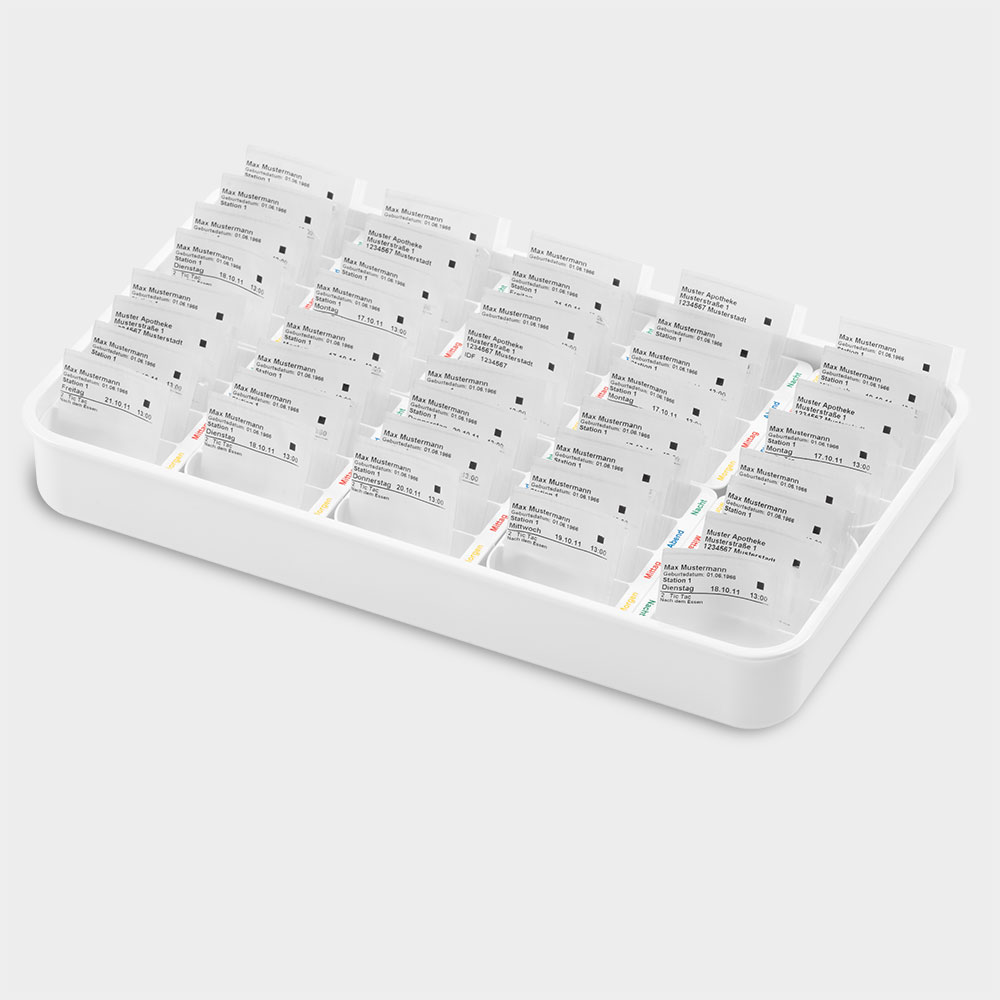 melipul Blister-Dispenser-Tablett 10BD-43