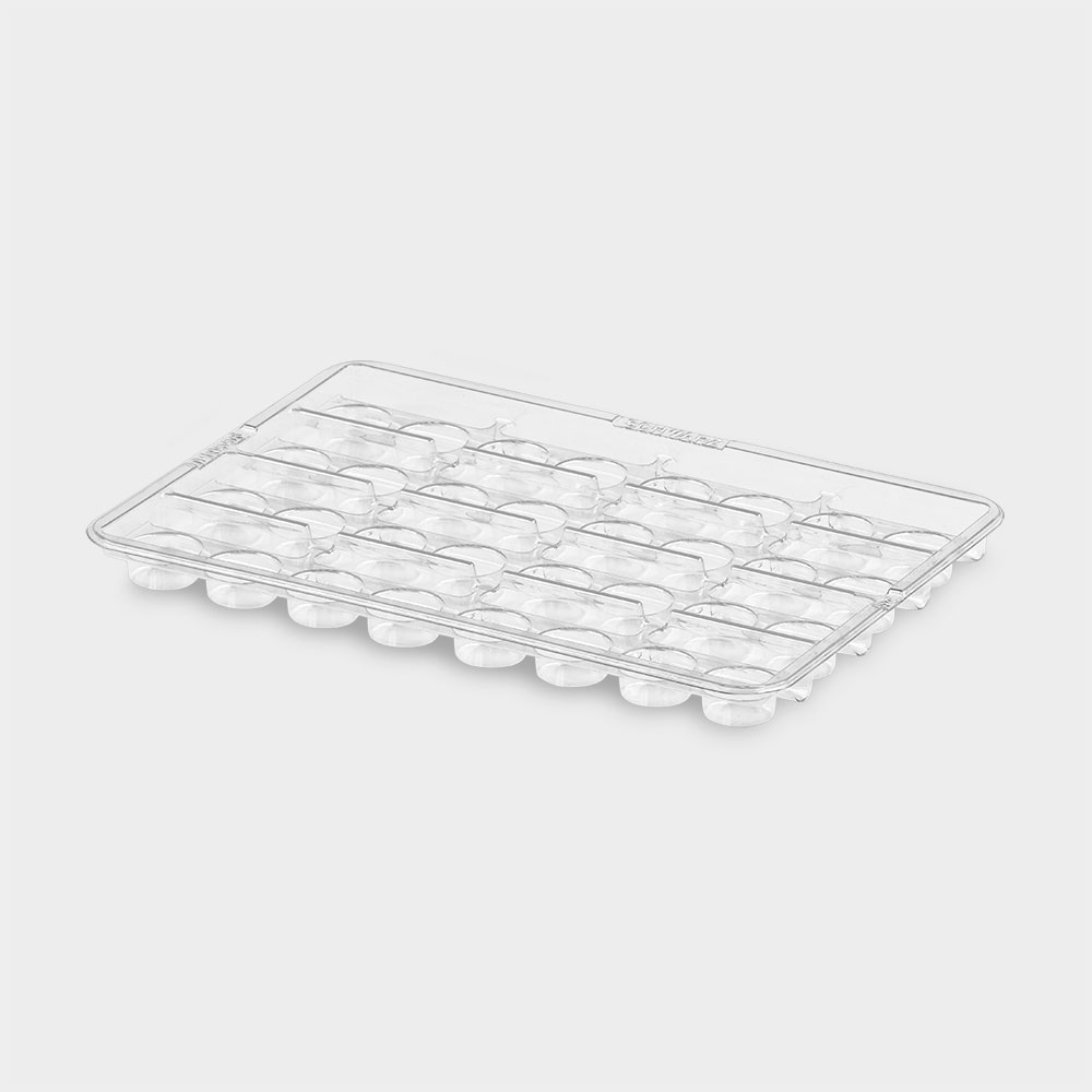 melipul Blister-/Becher-Einsatz 16T+32B-35 für Medikamenten-Tablett