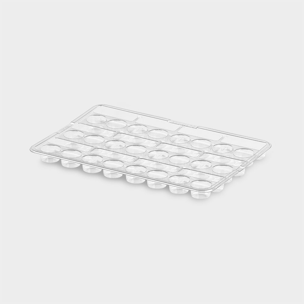 melipul Becher-/Blister-Einsatz 12T+24B-35 für Medikamenten-Tablett